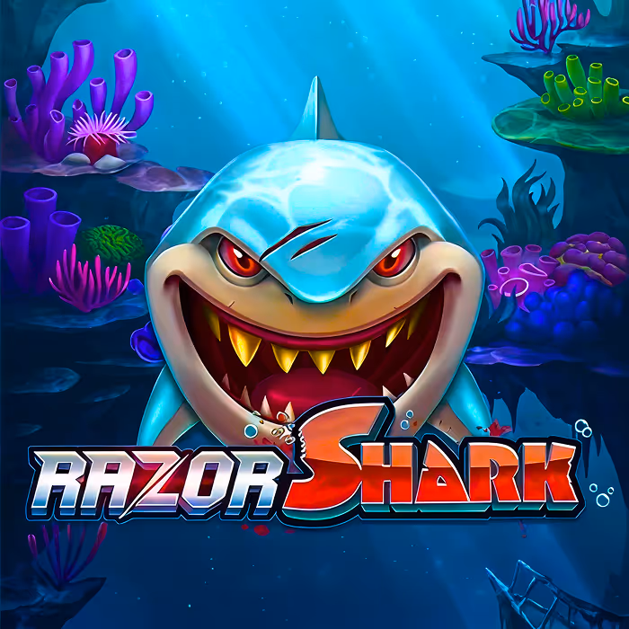 Razor Shark underwater slot game with mystery stacks and bonus features